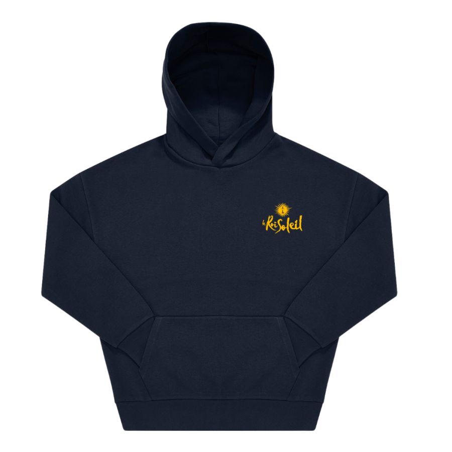 Sweat Oversized BLEU MARINE Cœur Dos