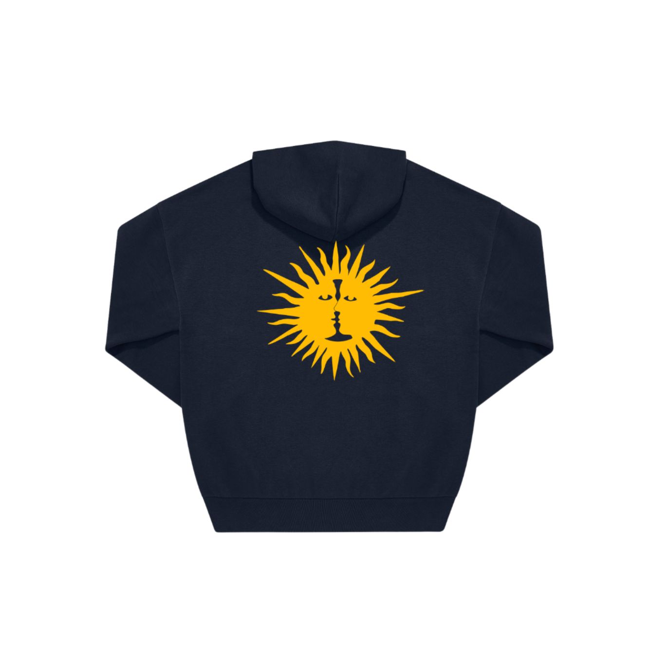 Sweat Oversized BLEU MARINE Cœur Dos