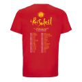 T-shirt Affiche Dates ROUGE
