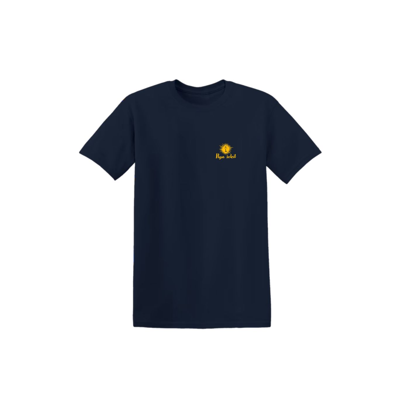 T-shirt bleu marine « Papa Soleil » – Le Roi Soleil